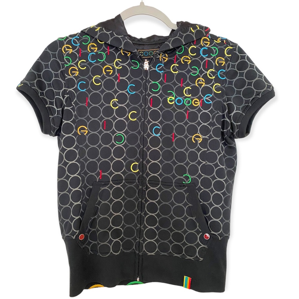Coogi short sleeved hoodie-Great details! Medium. Excellent condition!
